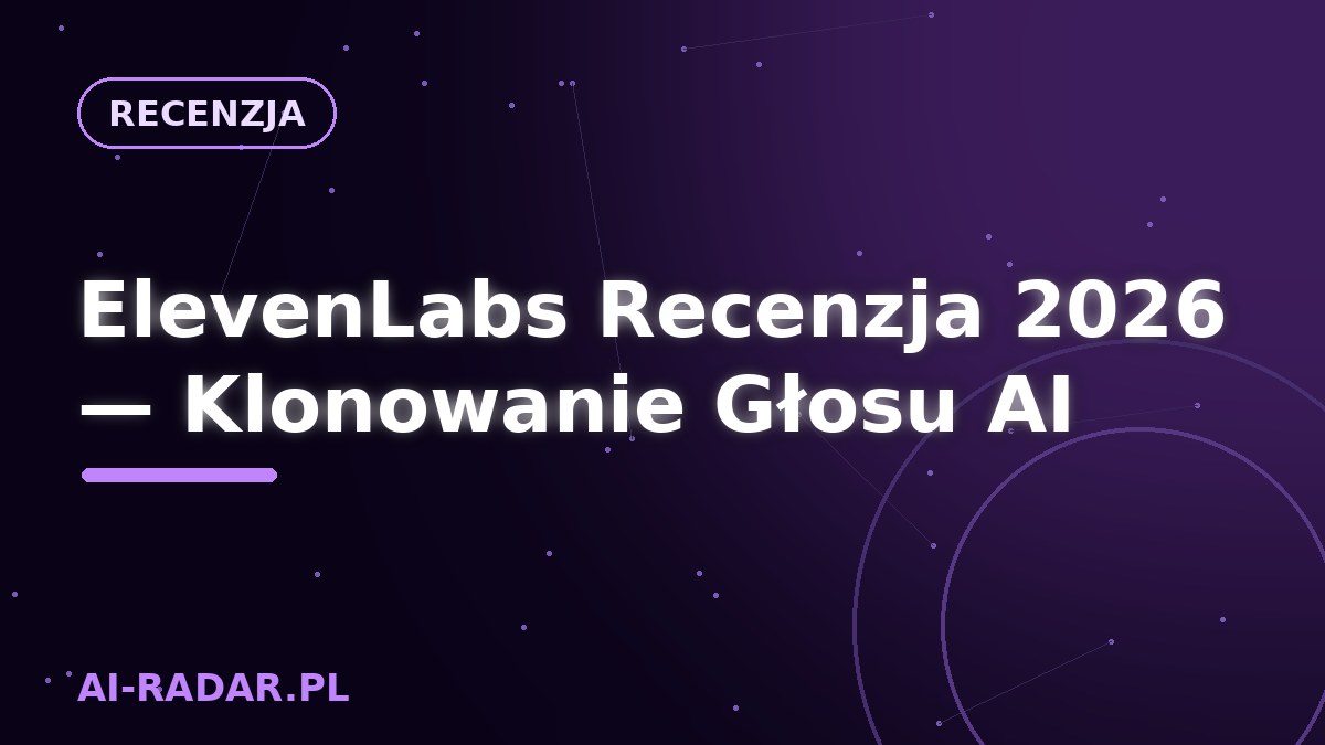 ElevenLabs Recenzja 2026 — Jak Zarobić na Klonowaniu Głosu AI