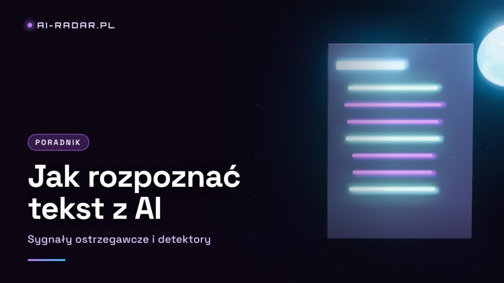 Jak Rozpoznać Tekst Napisany przez AI? Znaki Ostrzegawcze i Czy Detektory Działają (2026)